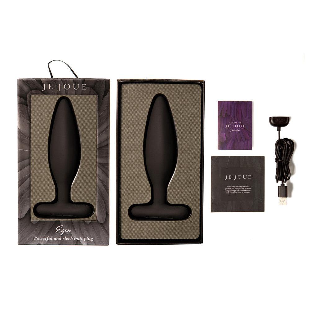 Je Joue Egon Vibrating Plug - Black - Buy At Luxury Toy X - Free 3-Day Shipping