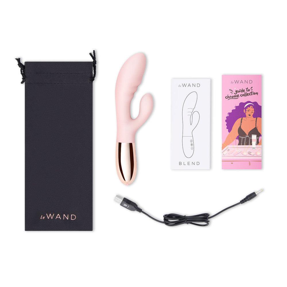 Le Wand Blend Rechargeable Silicone Rabbit Vibrator - Buy At Luxury Toy X - Free 3-Day Shipping