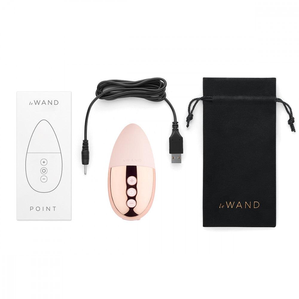 Le Wand Chrome Point Rechargeable Silicone Mini Vibrator - Buy At Luxury Toy X - Free 3-Day Shipping