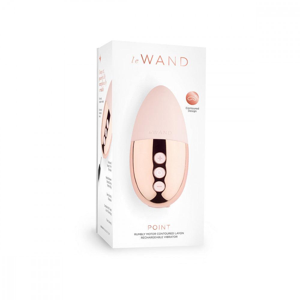 Le Wand Chrome Point Rechargeable Silicone Mini Vibrator - Buy At Luxury Toy X - Free 3-Day Shipping