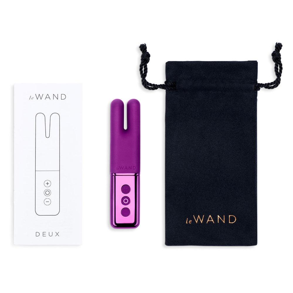 Le Wand Deux Silicone Rechargeable Dual Vibrator - Buy At Luxury Toy X - Free 3-Day Shipping