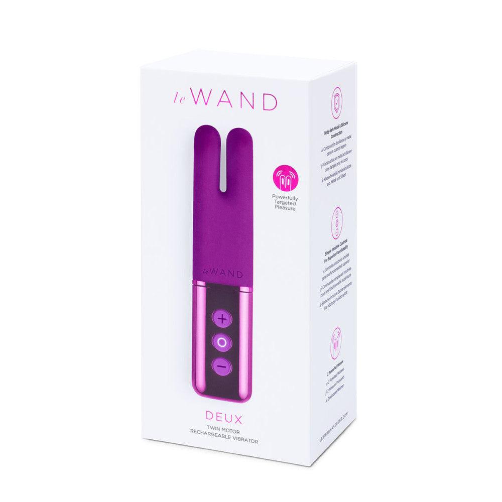 Le Wand Deux Silicone Rechargeable Dual Vibrator - Buy At Luxury Toy X - Free 3-Day Shipping