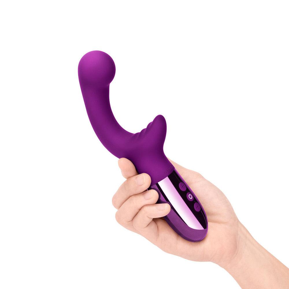 Le Wand XO Rechargeable Silicone Dual Stimulating Vibrator - Buy At Luxury Toy X - Free 3-Day Shipping