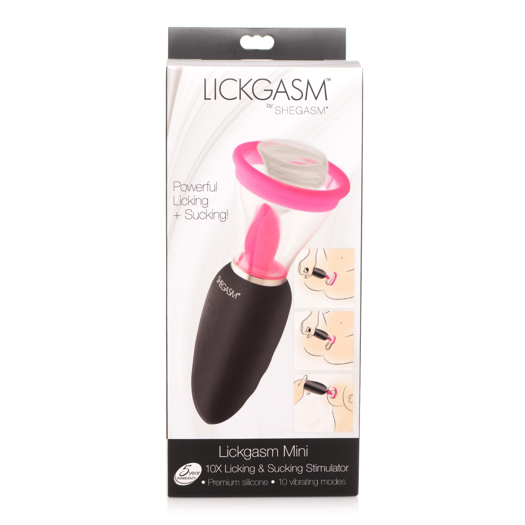 Lickgasm Lickgasm Mini 10X Silicone Licking and Sucking Stimulator - Buy At Luxury Toy X - Free 3-Day Shipping