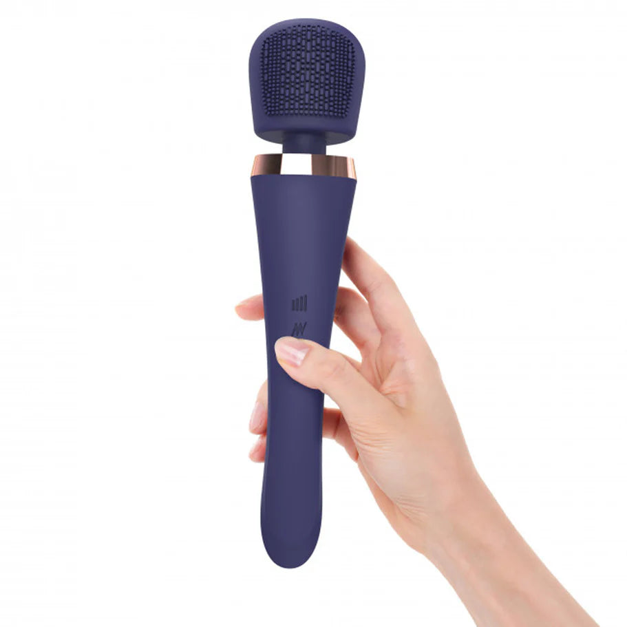 Love to Love Brush Crush Rechargeable Textured Head Wand Vibrator – Intense Clitoral & Full-Body Stimulation - Buy At Luxury Toy X - Free 3-Day Shipping