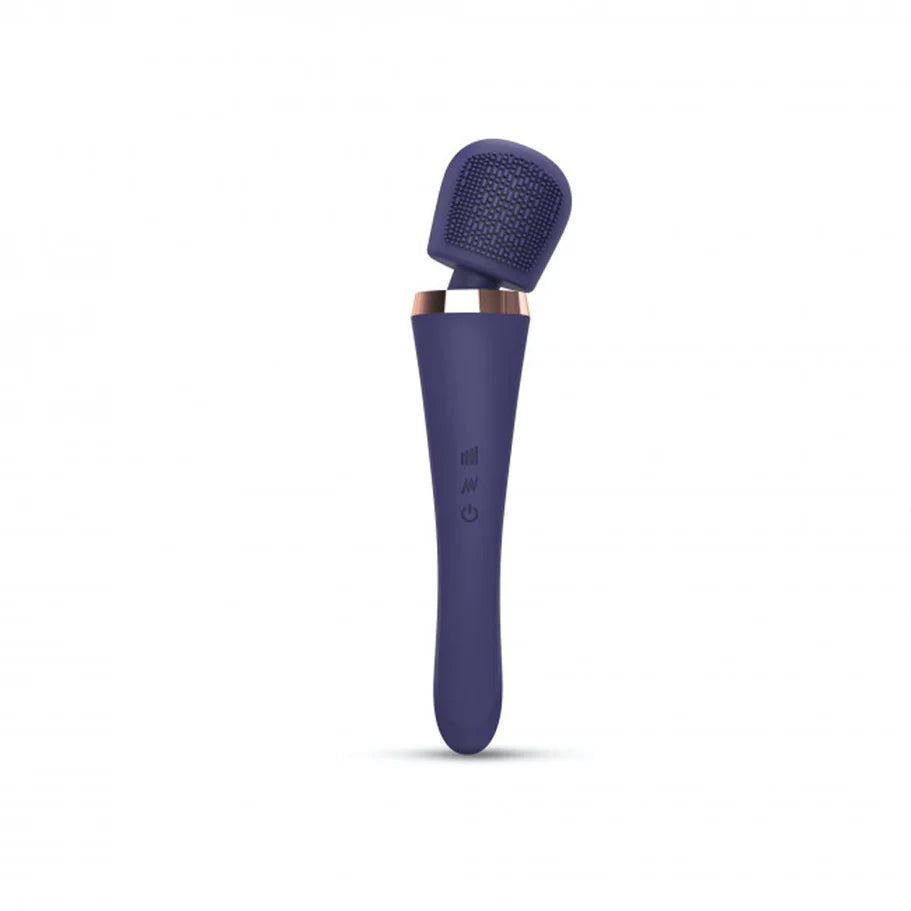 Love to Love Brush Crush Rechargeable Textured Head Wand Vibrator – Intense Clitoral & Full-Body Stimulation - Buy At Luxury Toy X - Free 3-Day Shipping