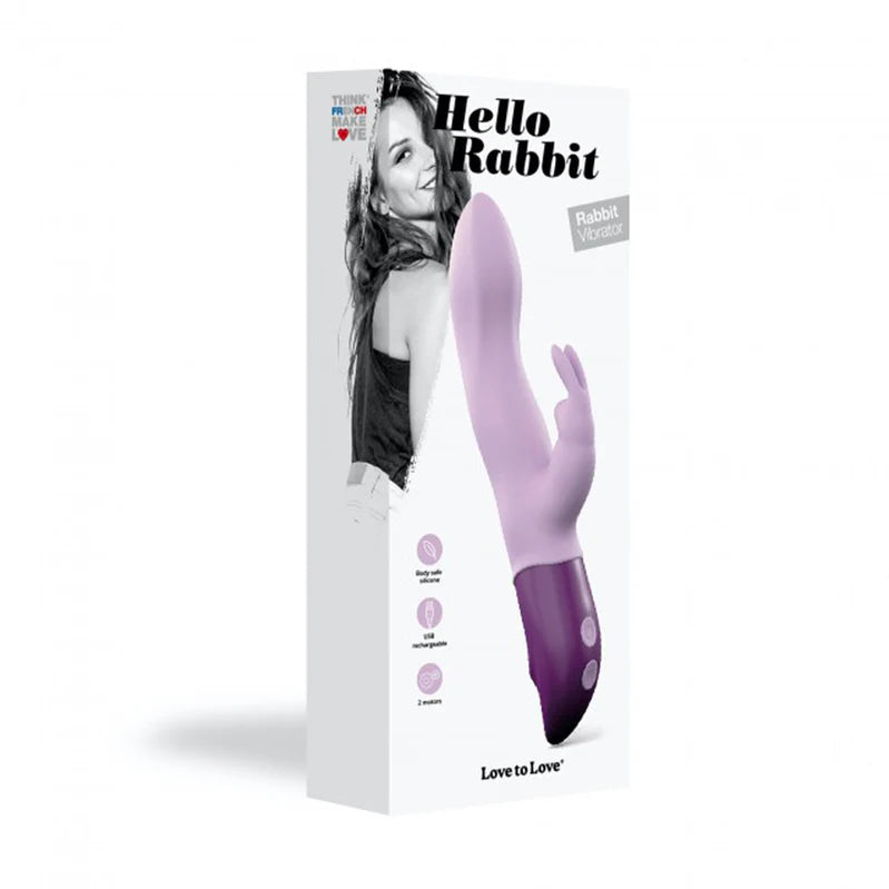 Love to Love Hello Rabbit Rechargeable Rabbit Vibrator - Buy At Luxury Toy X - Free 3-Day Shipping