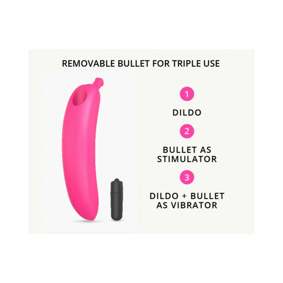 Love to Love Oh Oui Silicone Banana Vibrator - Buy At Luxury Toy X - Free 3-Day Shipping