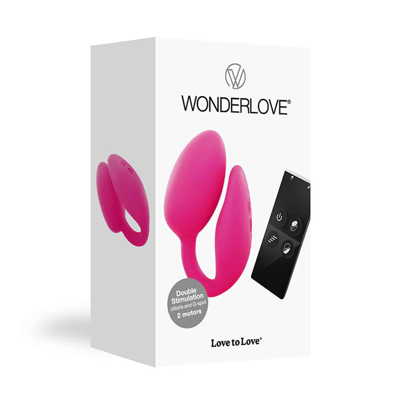 Love to Love Wonderlove Dual Stimulation Clitoris & G-Spot Vibrator With Remote - Buy At Luxury Toy X - Free 3-Day Shipping