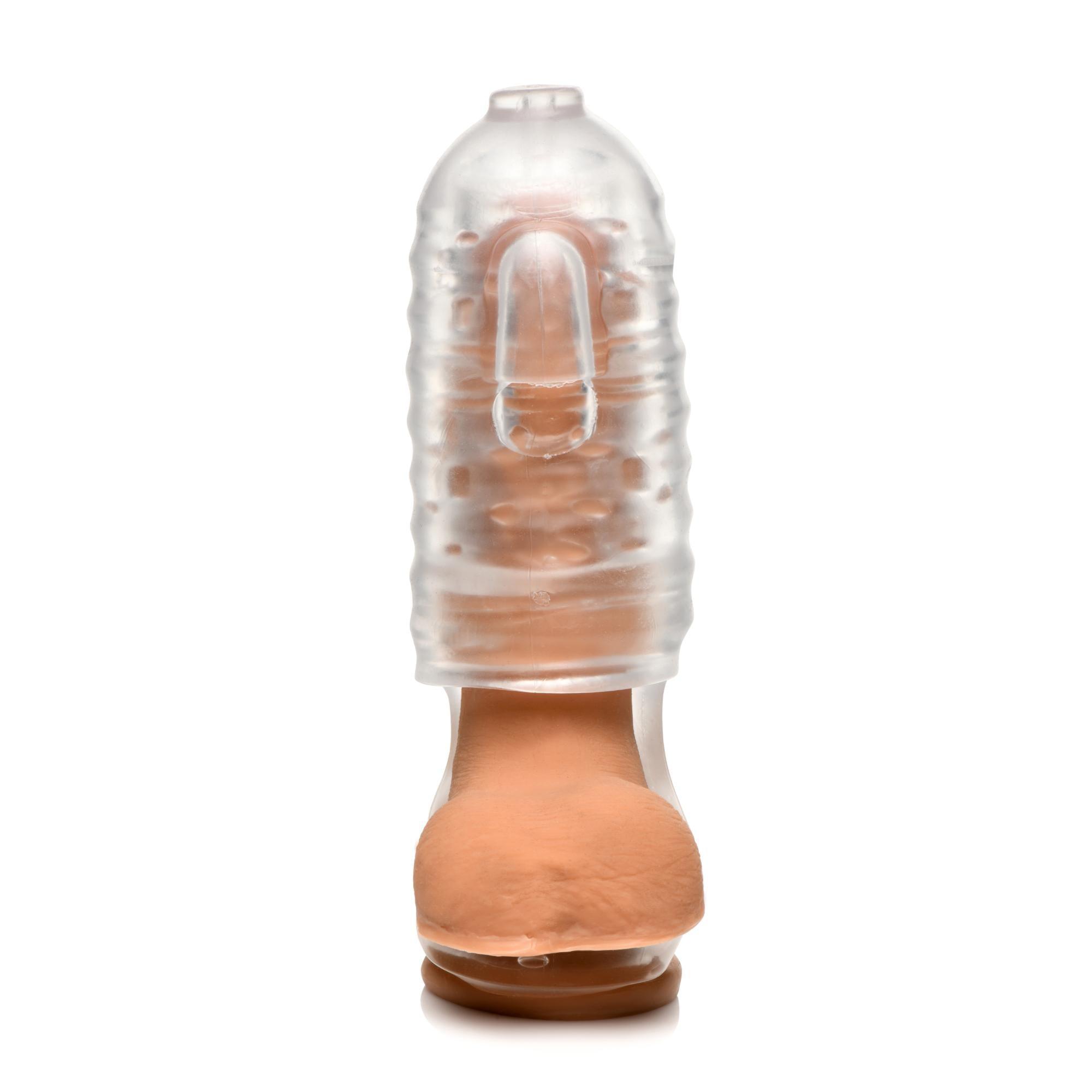 LoveBotz Milker TPE Masturbator w/ Ball Strap - Buy At Luxury Toy X - Free 3-Day Shipping