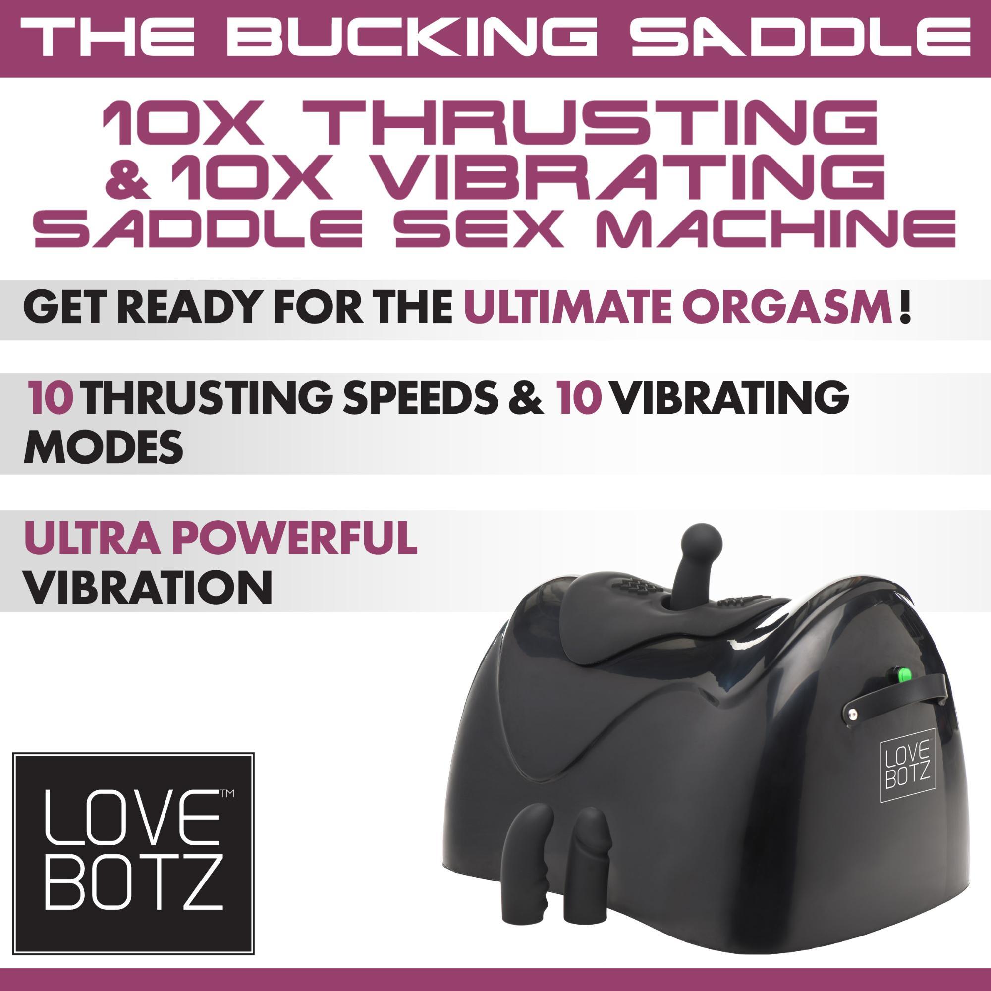 LoveBotz The Bucking Saddle 10X Thrusting & 10X Vibrating Saddle Sex Machine - Buy At Luxury Toy X - Free 3-Day Shipping