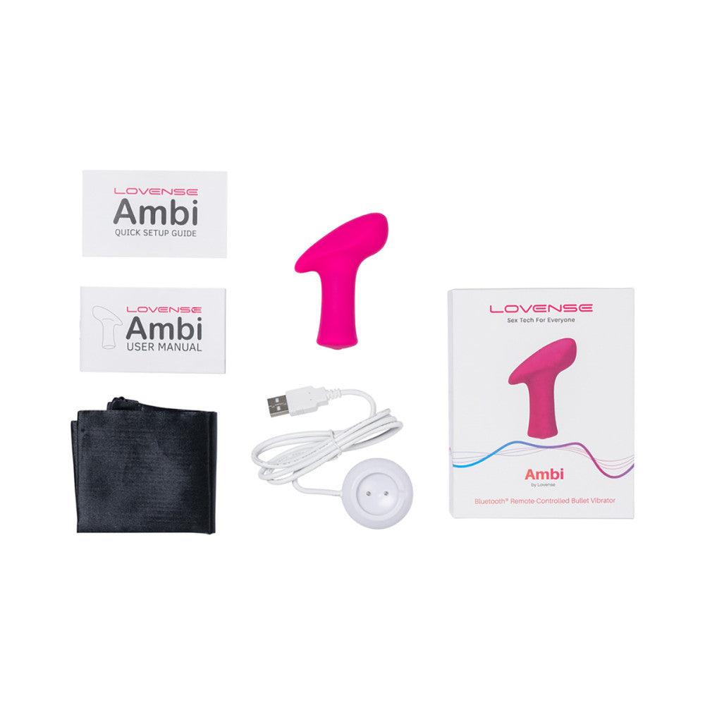 Lovense Ambi Bluetooth Programmable Bullet Vibrator - Buy At Luxury Toy X - Free 3-Day Shipping