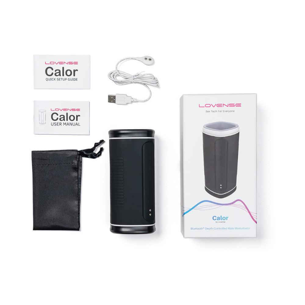 Lovense Calor Bluetooth Depth-Controlled Vibrating and Heating Masturbator - Buy At Luxury Toy X - Free 3-Day Shipping