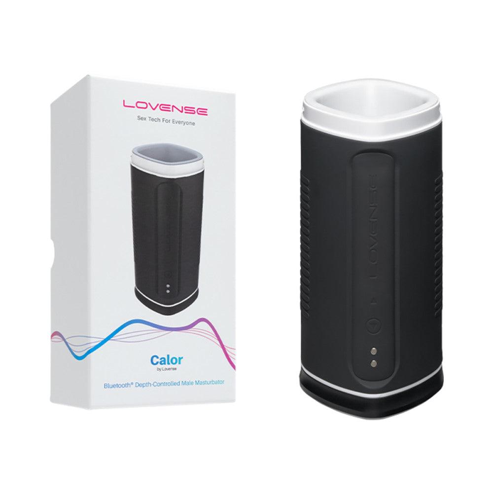 Lovense Calor Bluetooth Depth-Controlled Vibrating and Heating Masturbator - Buy At Luxury Toy X - Free 3-Day Shipping