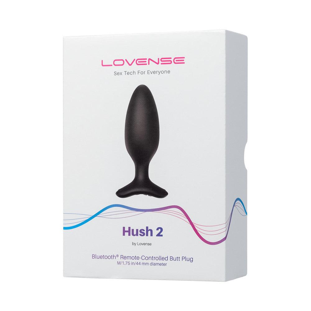 Lovense Hush 2 Rechargeable App Compatible Silicone Vibrating Anal Plug 1.5in - Buy At Luxury Toy X - Free 3-Day Shipping