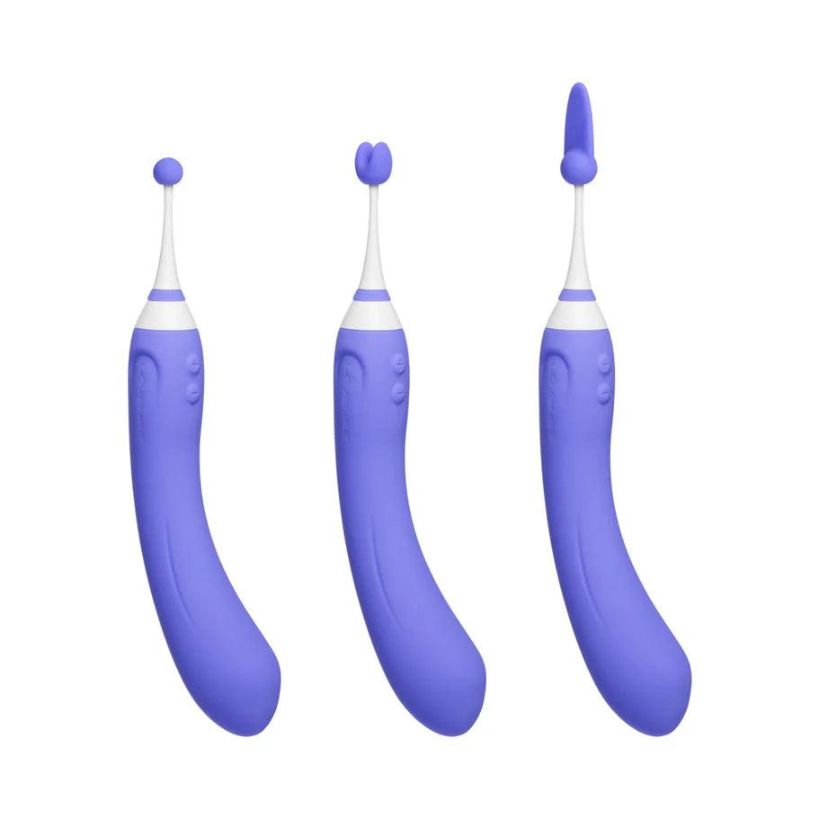 Lovense Hyphy Bluetooth Remote-Controlled Dual-End Vibrator Clitoral and G-Spot Stimulator - Buy At Luxury Toy X - Free 3-Day Shipping