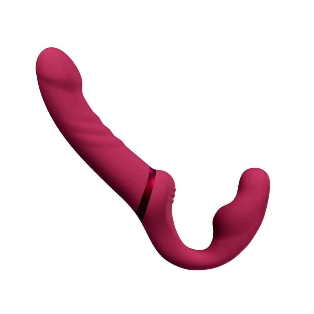 Lovense Lapis Rechargeable Silicone App Control Dual End Strapless Strap-On Vibrator - Buy At Luxury Toy X - Free 3-Day Shipping