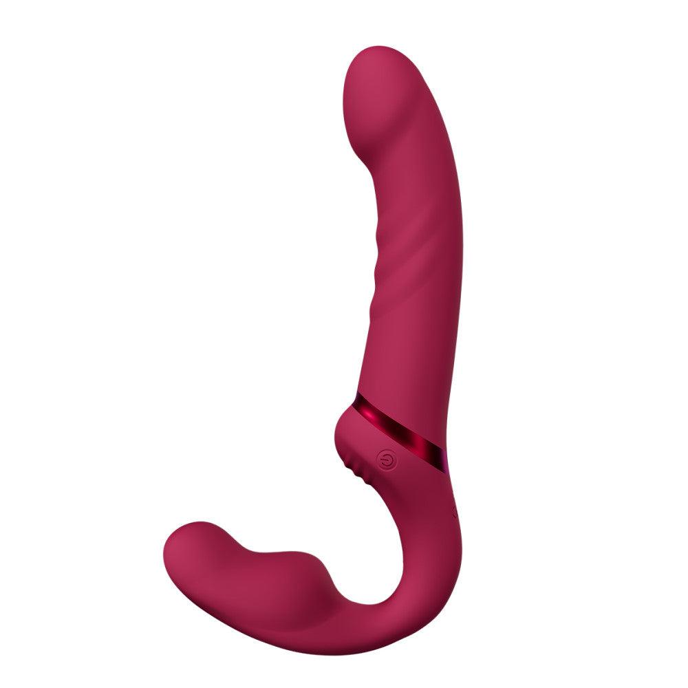 Lovense Lapis Rechargeable Silicone App Control Dual End Strapless Strap-On Vibrator - Buy At Luxury Toy X - Free 3-Day Shipping