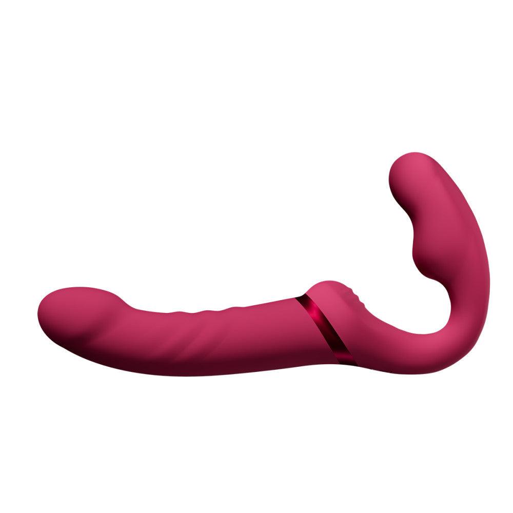 Lovense Lapis Rechargeable Silicone App Control Dual End Strapless Strap-On Vibrator - Buy At Luxury Toy X - Free 3-Day Shipping