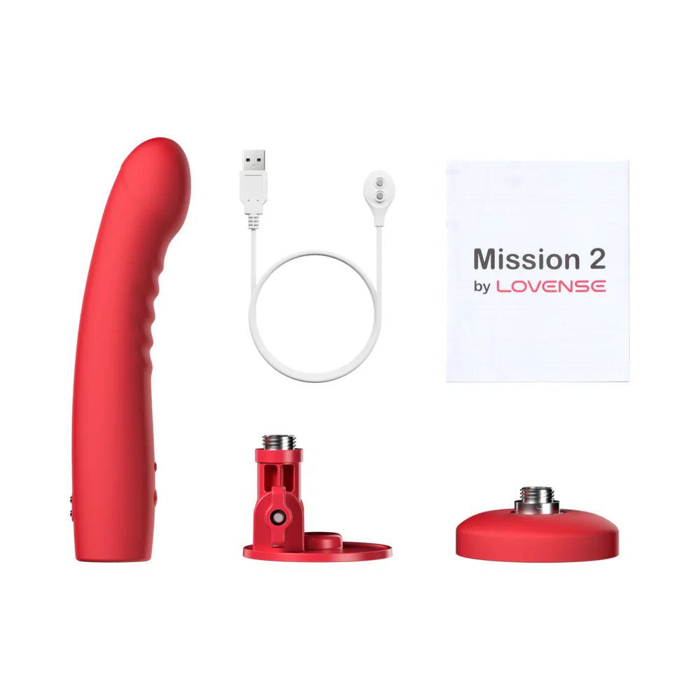 Lovense Mission 2 Silicone Rechargeable Vibrator - Buy At Luxury Toy X - Free 3-Day Shipping