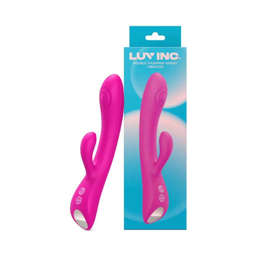 Luv Inc DR42: Double Thumping Rabbit Vibrator - Buy At Luxury Toy X - Free 3-Day Shipping