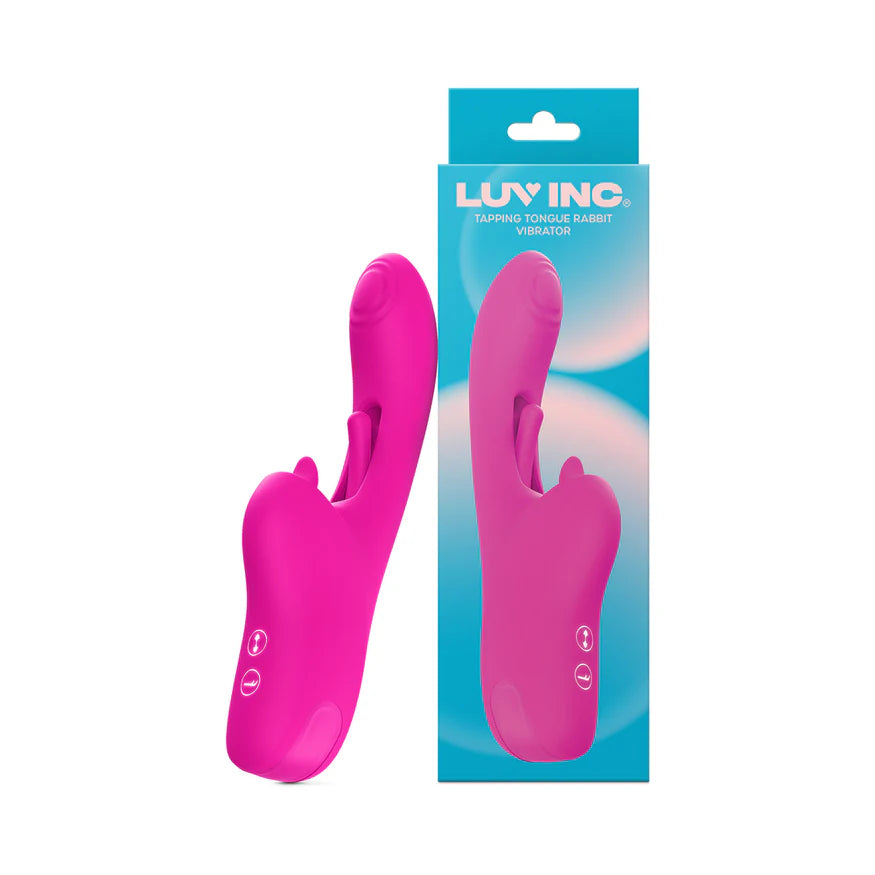 Luv Inc Tr46: Tapping Tongue Rabbit Vibrator - Buy At Luxury Toy X - Free 3-Day Shipping