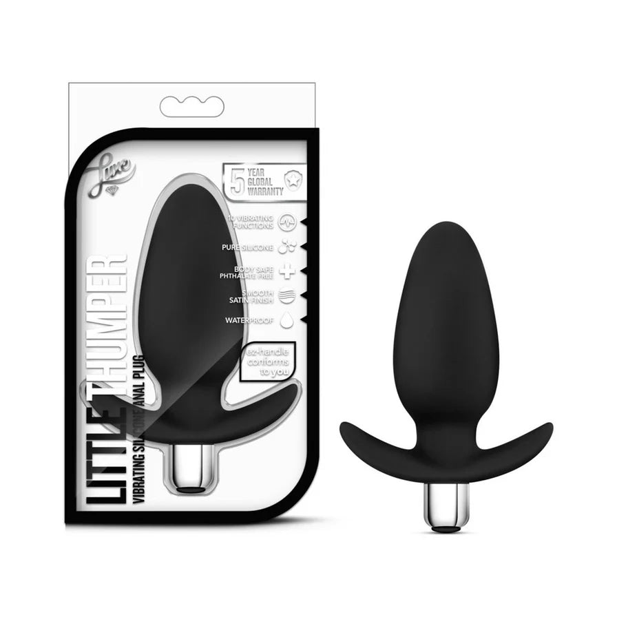 Luxe Little Thumper Silicone Vibrating Butt Plug - Buy At Luxury Toy X - Free 3-Day Shipping