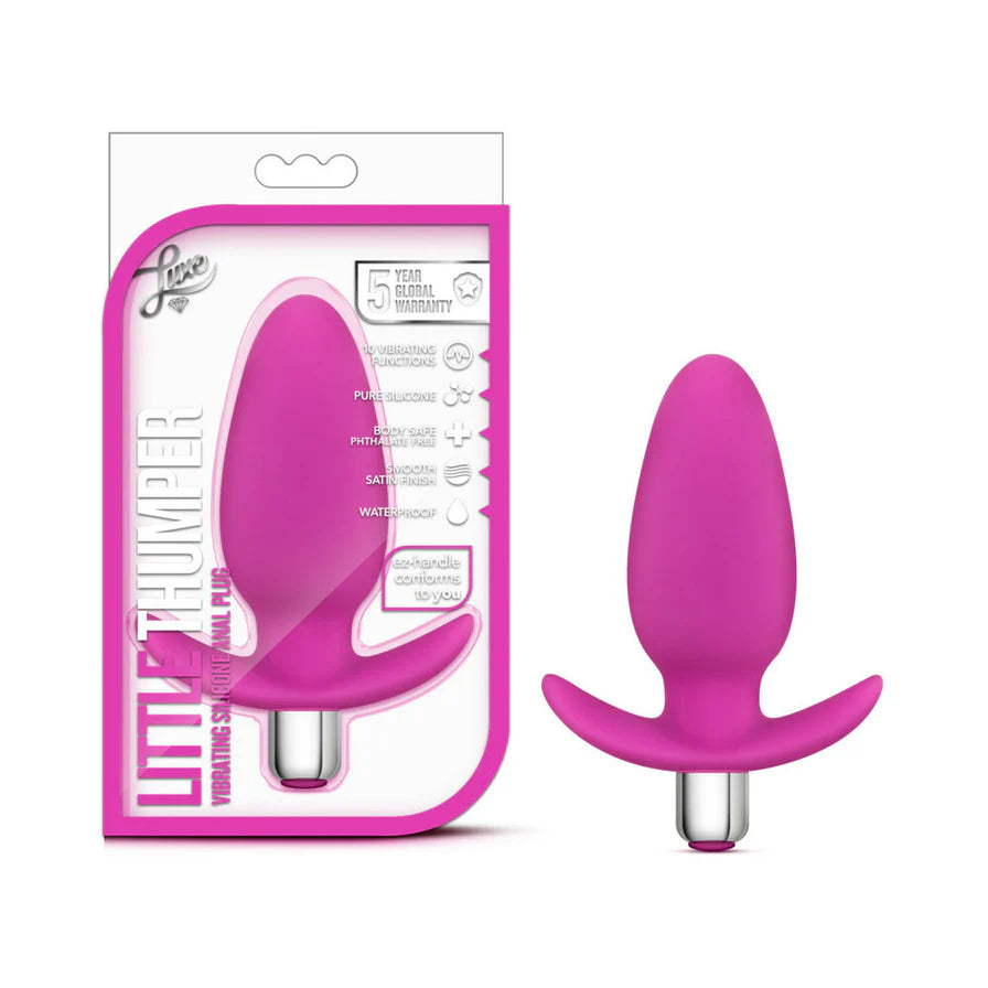 Luxe Little Thumper Silicone Vibrating Butt Plug - Buy At Luxury Toy X - Free 3-Day Shipping