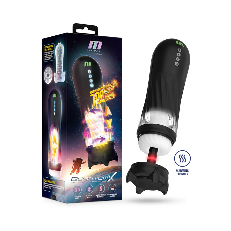 M For Men Quantum X Rechargeable Stroker - Buy At Luxury Toy X - Free 3-Day Shipping