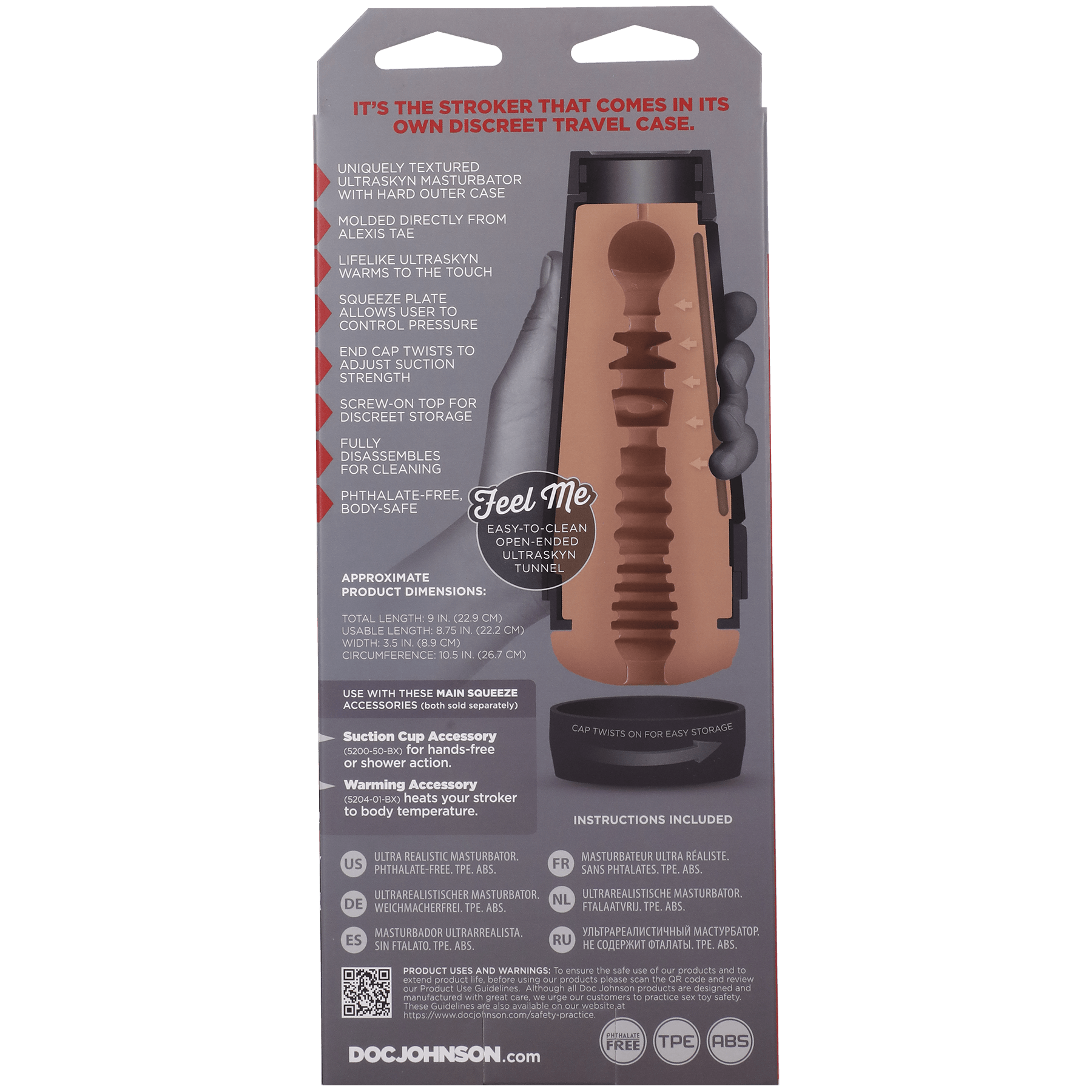 Main Squeeze Alexis Tae ULTRASKYN Stroker - Buy At Luxury Toy X - Free 3-Day Shipping