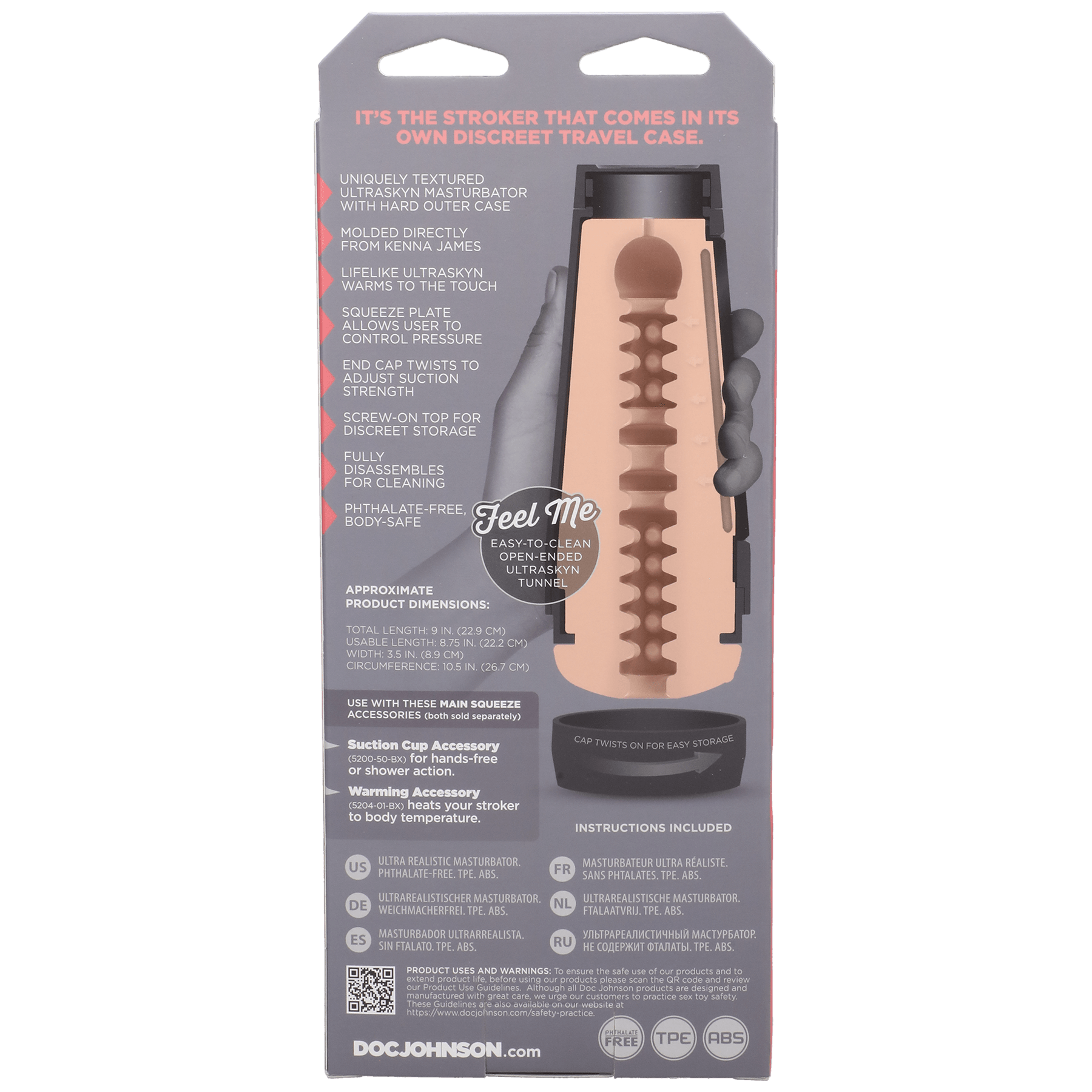 Main Squeeze Kenna James ULTRASKYN Stroker - Buy At Luxury Toy X - Free 3-Day Shipping