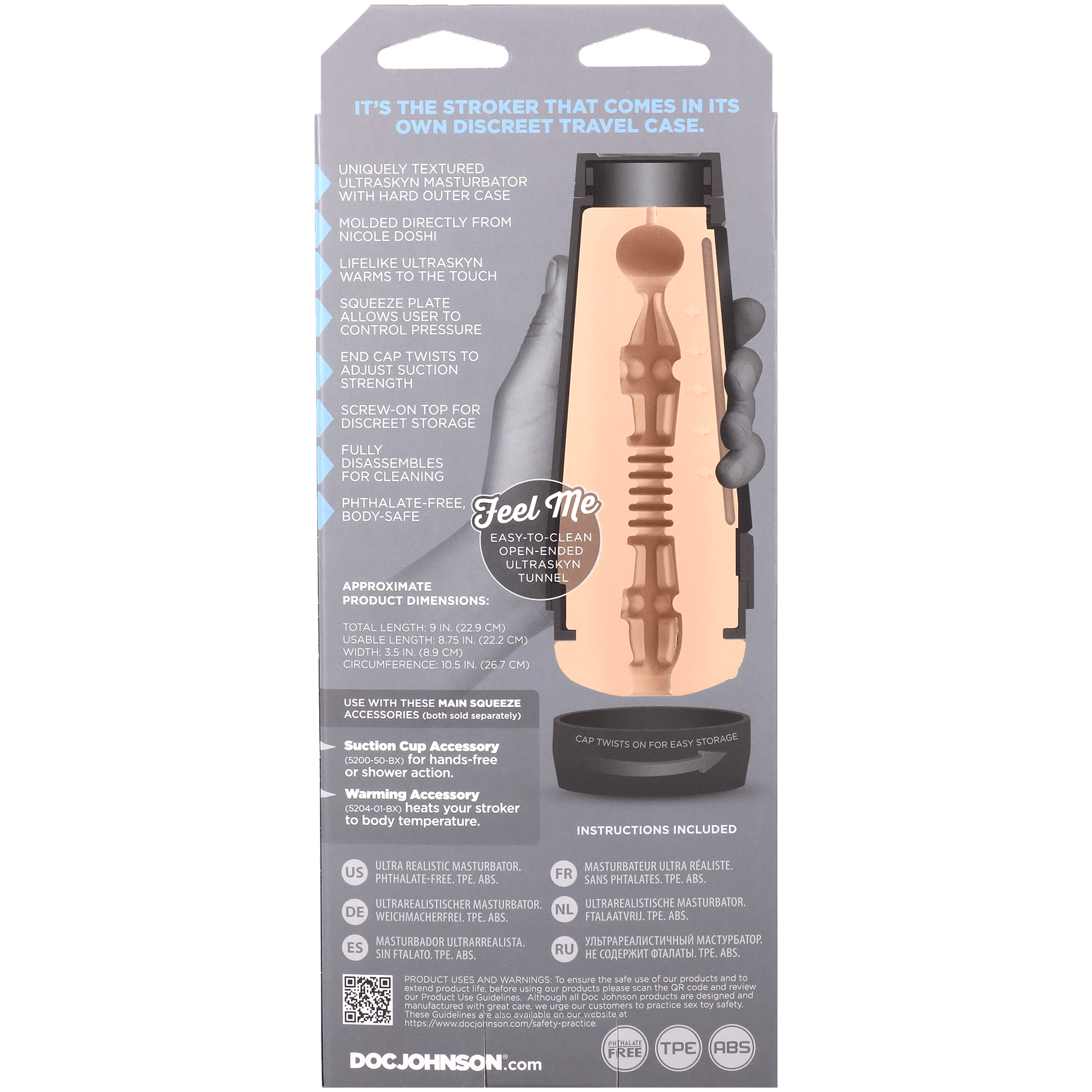 Main Squeeze Nicole Doshi ULTRASKYN Stroker - Buy At Luxury Toy X - Free 3-Day Shipping