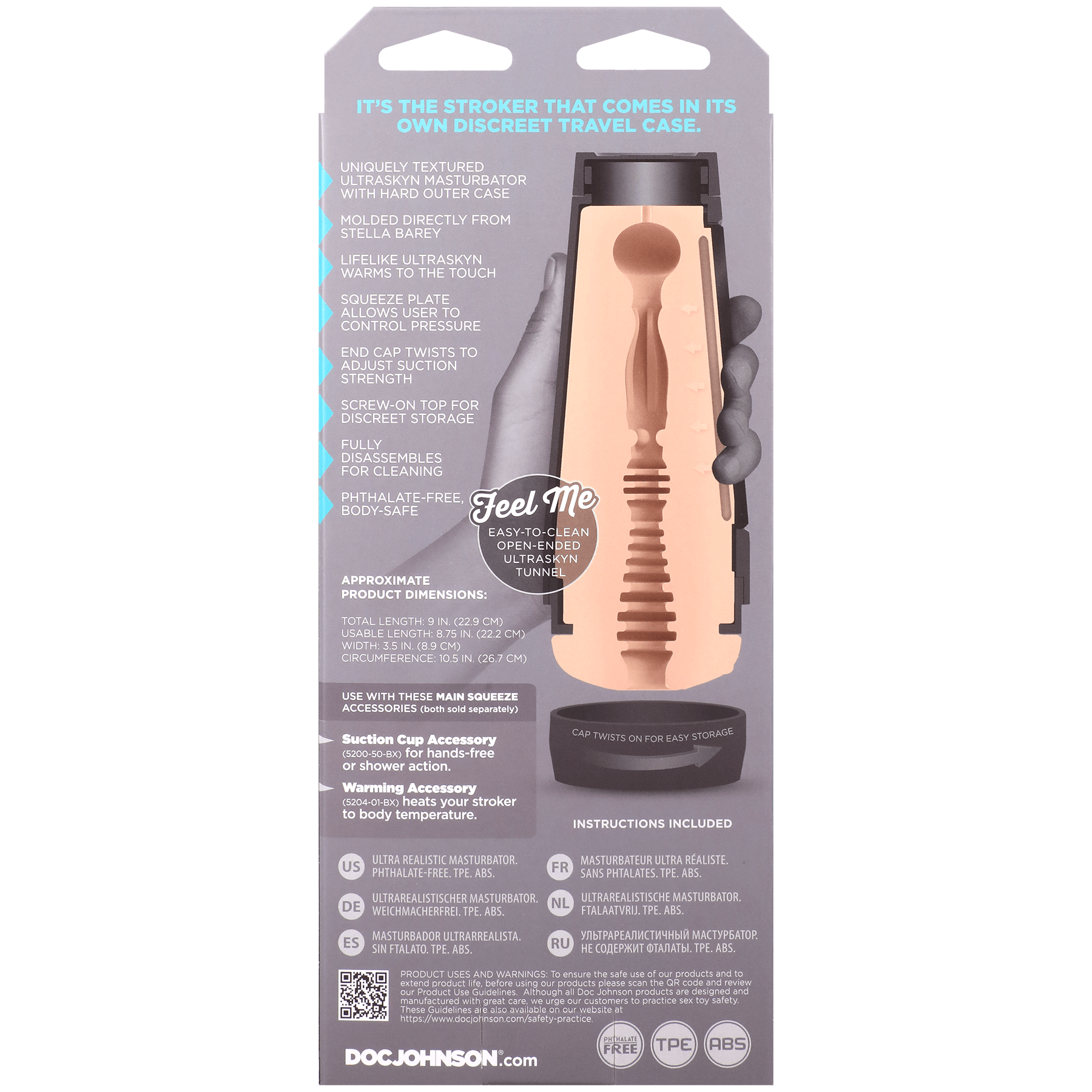 Main Squeeze Stella Barey ULTRASKYN Stroker - Buy At Luxury Toy X - Free 3-Day Shipping