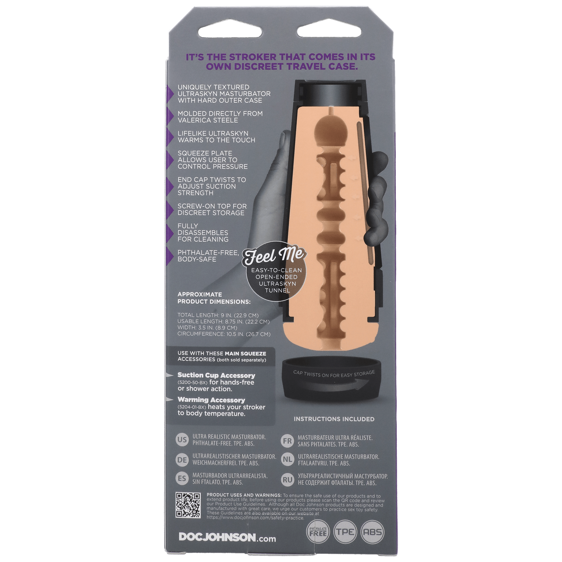 Main Squeeze Valerica Steele ULTRASKYN Stroker - Buy At Luxury Toy X - Free 3-Day Shipping