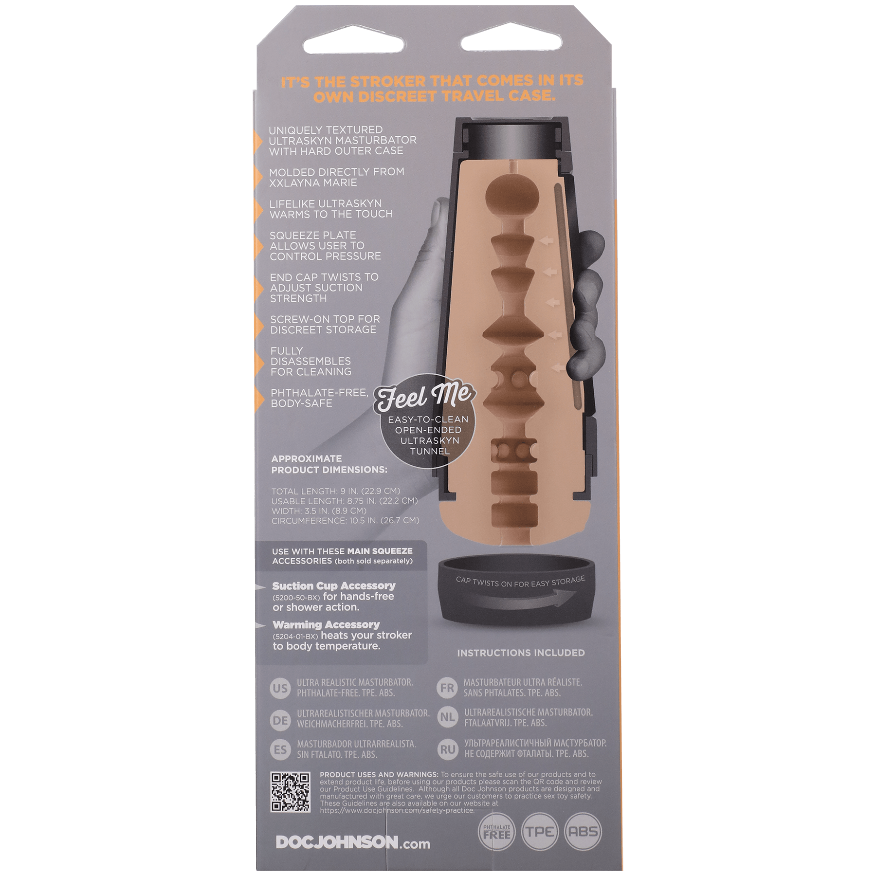 Main Squeeze Xxlayna Marie ULTRASKYN Stroker - Buy At Luxury Toy X - Free 3-Day Shipping