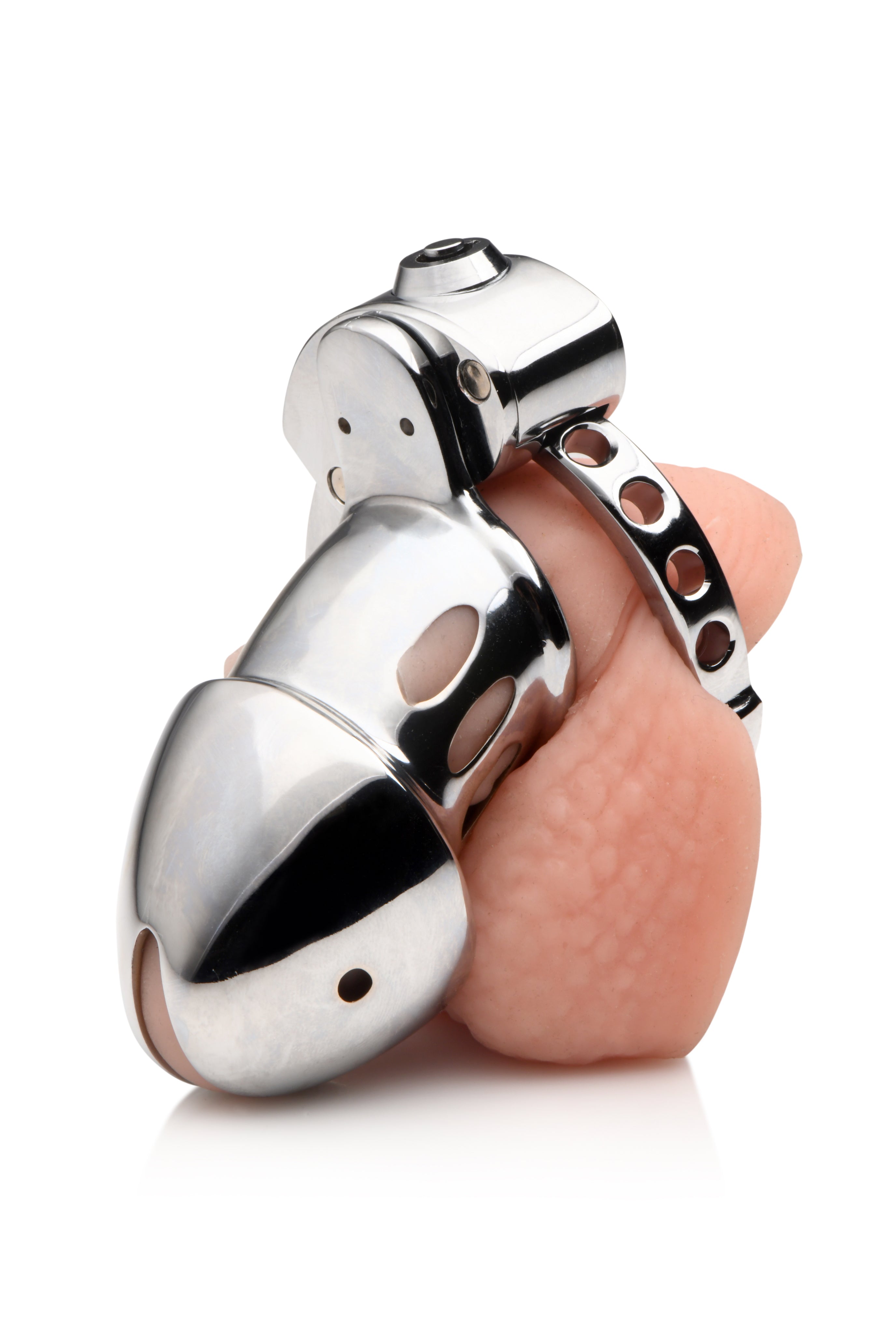 Master Series Cock Cuff Snap-On Chastity Cage – Secure, Adjustable, and Built for Long-Term Wear - Buy At Luxury Toy X - Free 3-Day Shipping