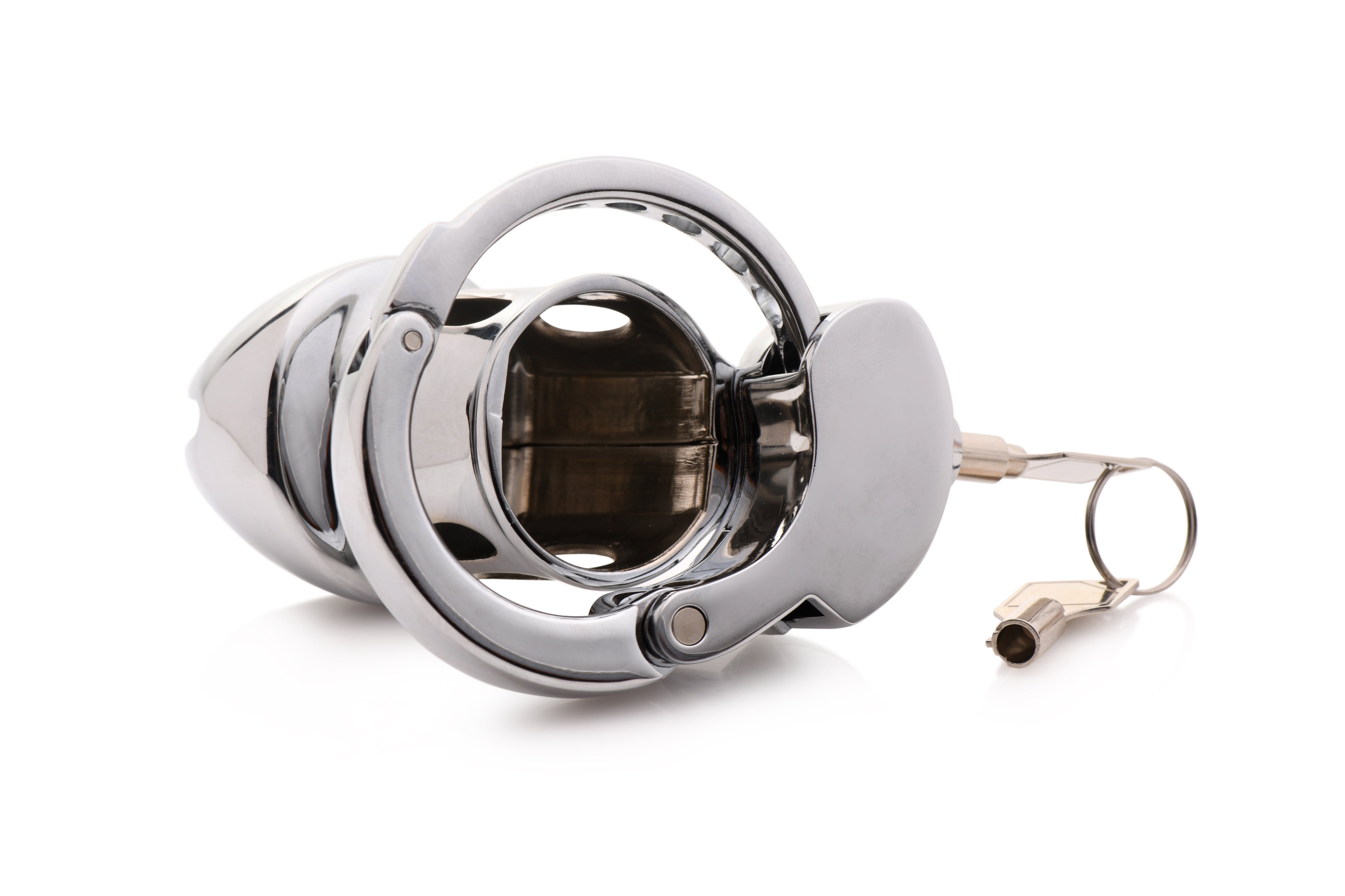 Master Series Cock Cuff Snap-On Chastity Cage – Secure, Adjustable, and Built for Long-Term Wear - Buy At Luxury Toy X - Free 3-Day Shipping