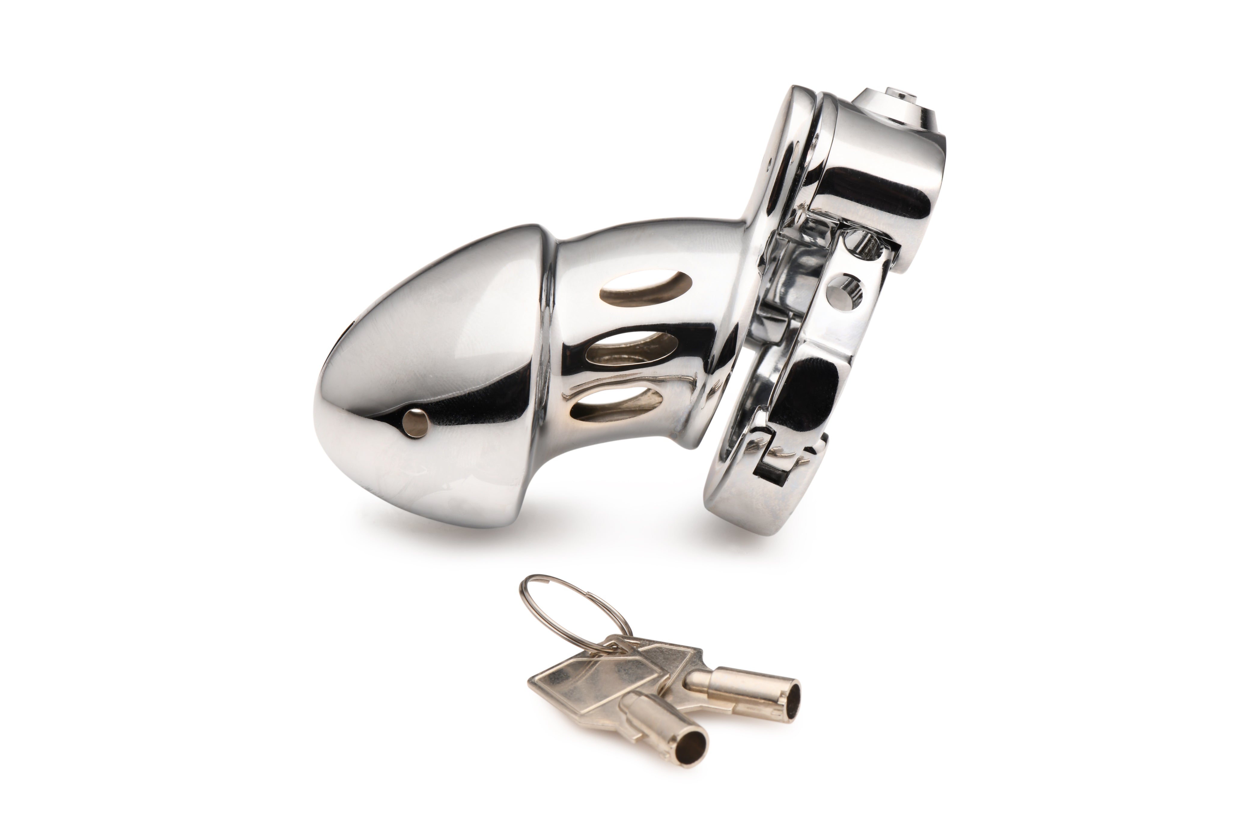 Master Series Cock Cuff Snap-On Chastity Cage – Secure, Adjustable, and Built for Long-Term Wear - Buy At Luxury Toy X - Free 3-Day Shipping