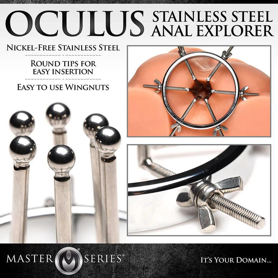 Master Series Oculus Stainless Steel Anal Explorer - Buy At Luxury Toy X - Free 3-Day Shipping