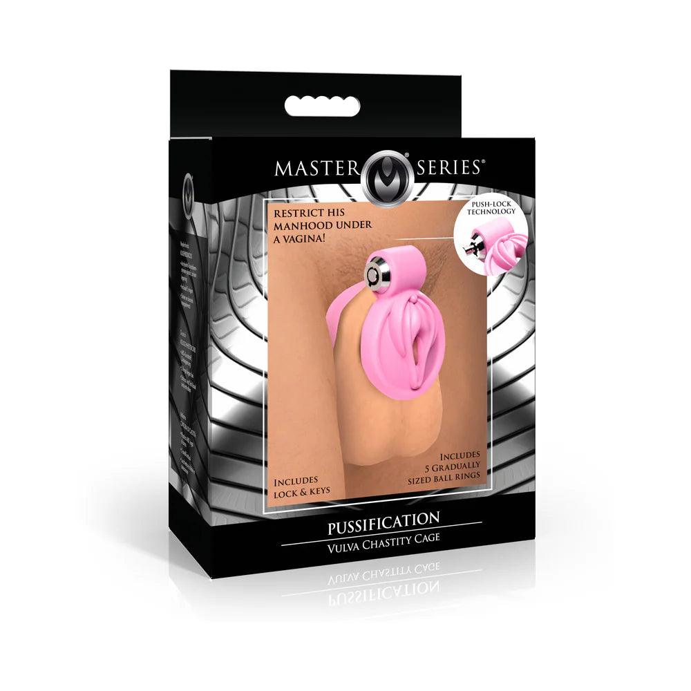 Master Series Pussification Vulva Chastity Cage - Buy At Luxury Toy X - Free 3-Day Shipping