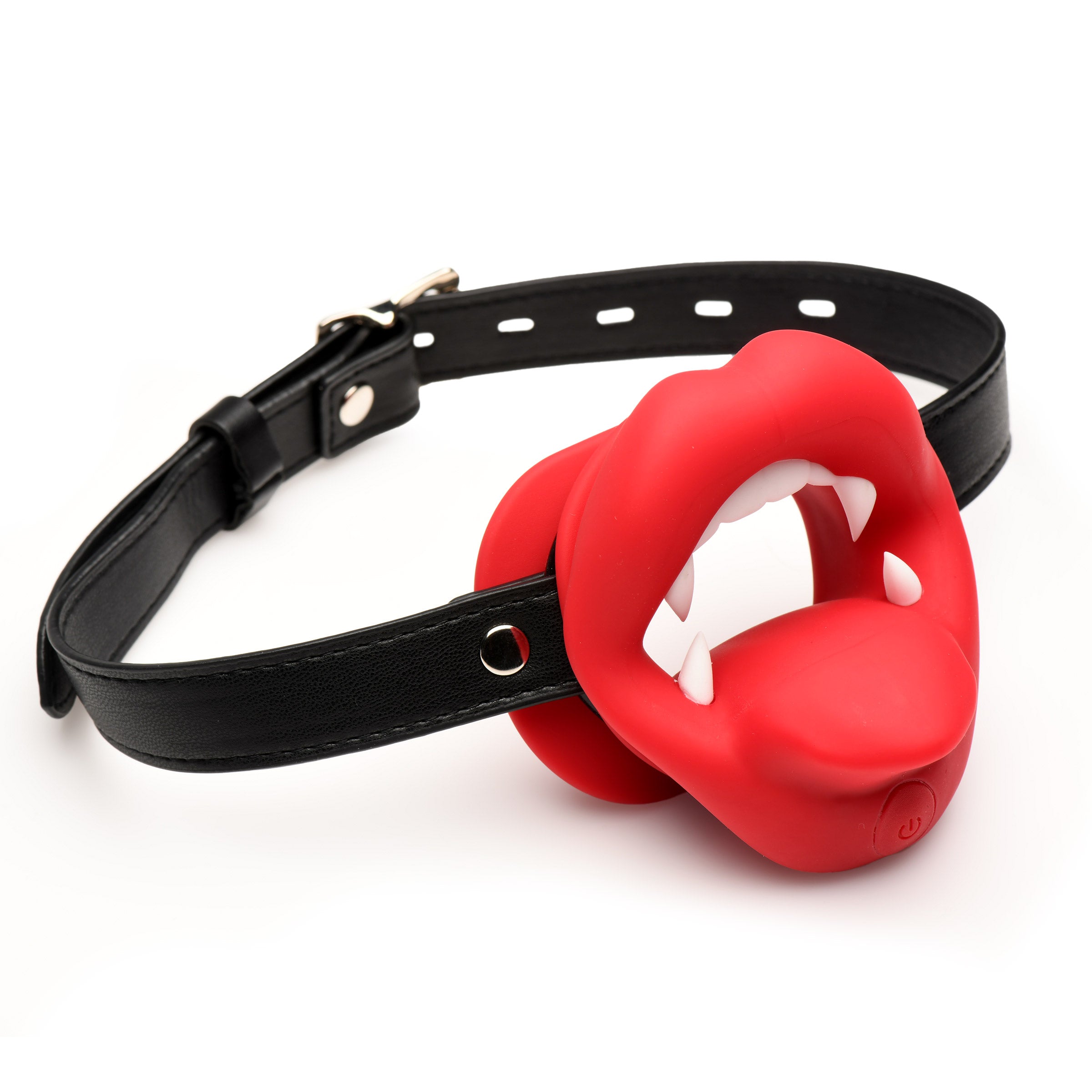 Master Series Vampire Vibrating Rechargeable Silicone Mouth Gag - Buy At Luxury Toy X - Free 3-Day Shipping