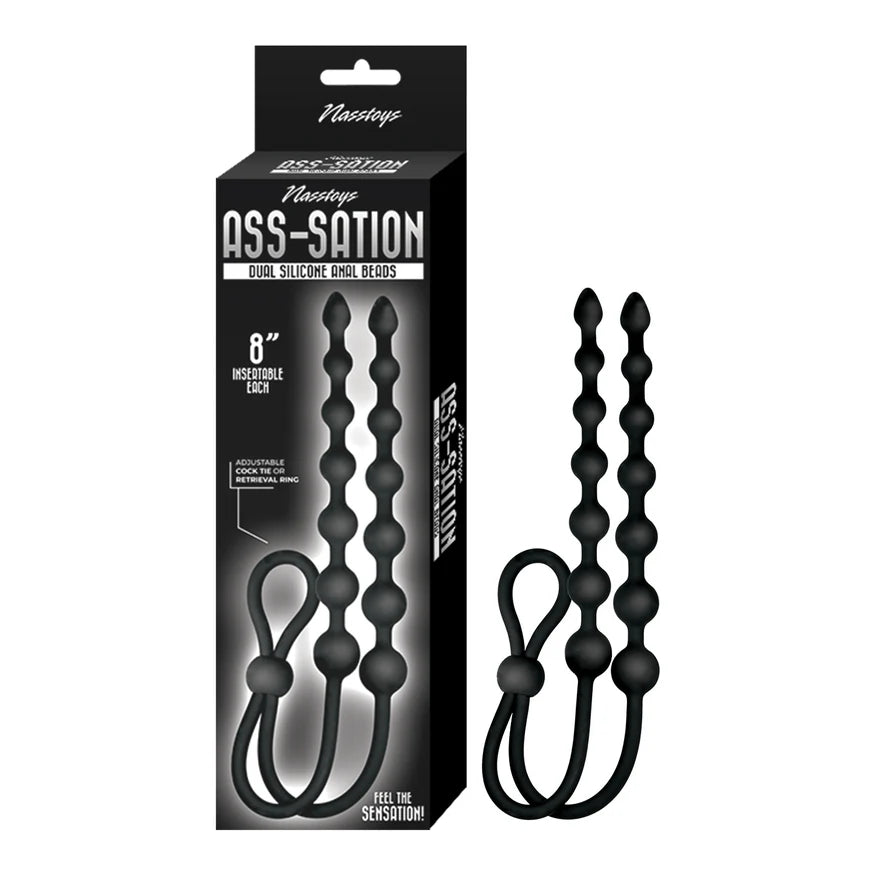 Nasstoys Ass-Sation Dual Silicone Anal Beads - Buy At Luxury Toy X - Free 3-Day Shipping