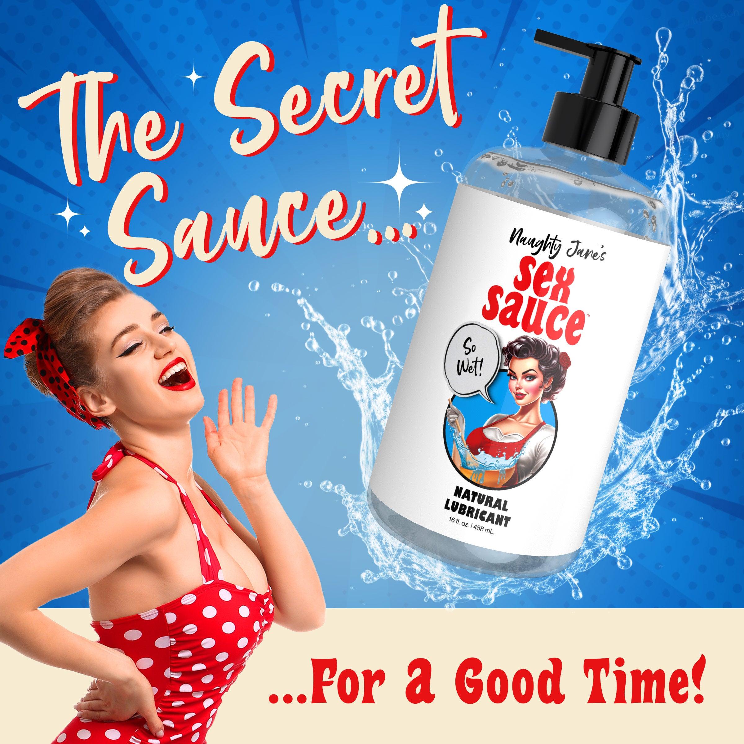 Naughty Jane's Sex Sauce Natural Lubricant - Buy At Luxury Toy X - Free 3-Day Shipping