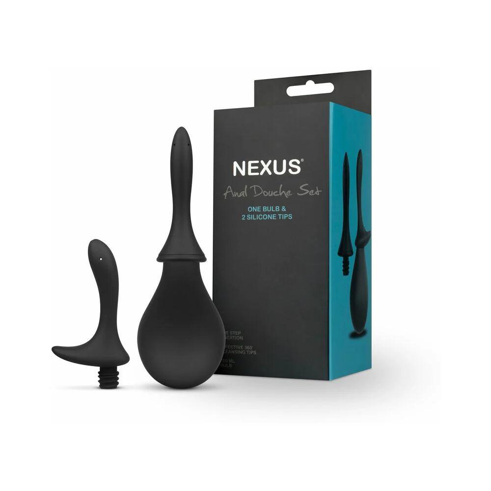 Nexus Anal Douche Set Silicone Black - Buy At Luxury Toy X - Free 3-Day Shipping