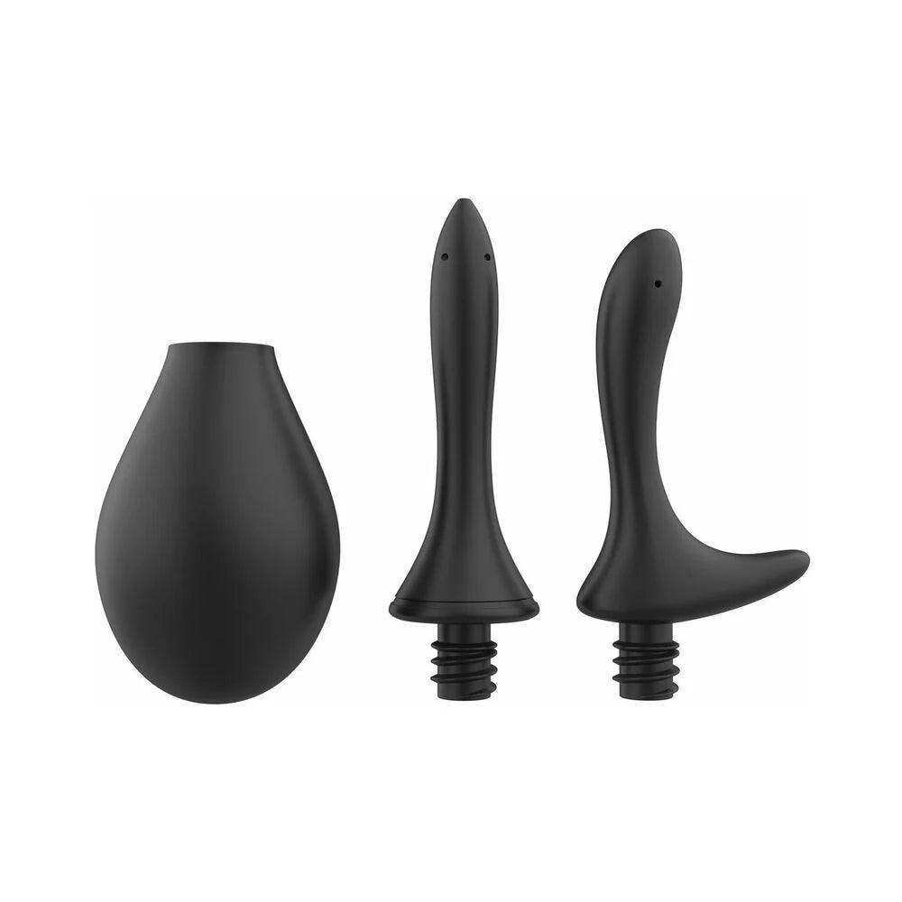 Nexus Anal Douche Set Silicone Black - Buy At Luxury Toy X - Free 3-Day Shipping