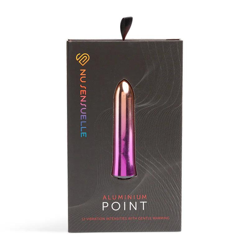 Nu Sensuelle Aluminium Point Rechargeable Warming Bullet - Buy At Luxury Toy X - Free 3-Day Shipping