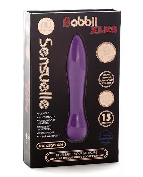 Nu Sensuelle Bobbii XLR8 Rechargeable Silicone Vibrator - Buy At Luxury Toy X - Free 3-Day Shipping