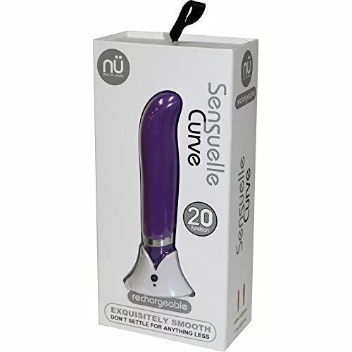 Nu Sensuelle Curve Rechargeable Silicone Vibrator - Buy At Luxury Toy X - Free 3-Day Shipping