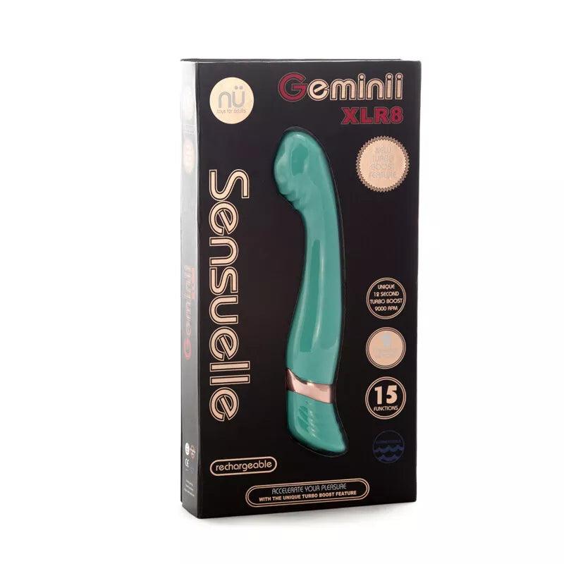 Nu Sensuelle Geminii XLR8 Rechargeable Silicone G-Spot Vibrator - Buy At Luxury Toy X - Free 3-Day Shipping