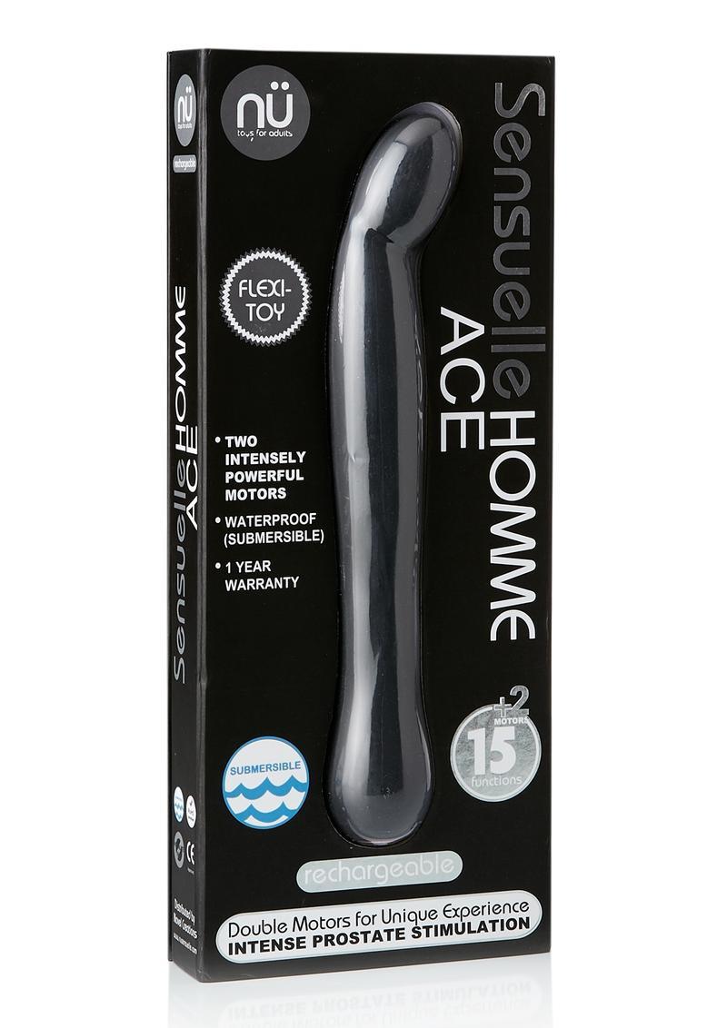 Nu Sensuelle Homme Ace Rechargeable Silicone Prostate Massager - Buy At Luxury Toy X - Free 3-Day Shipping